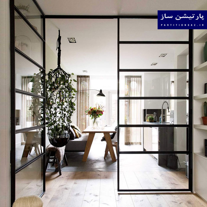 پارتیشن شیشه ای منزل